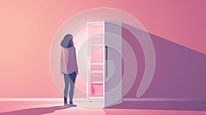 Illustrates silent suffering and harmful patterns of disordered eating