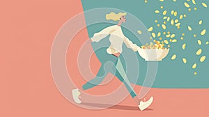 Illustrates silent suffering and harmful patterns of disordered eating