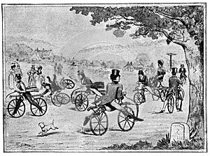 Illustration of the 19th century.