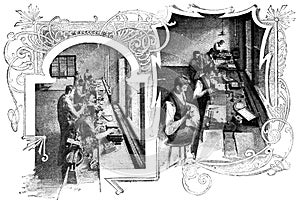 Illustration of the 19th century.