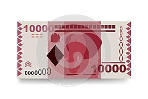Tanzania money set bundle banknotes. Paper money 10000 TSH. photo
