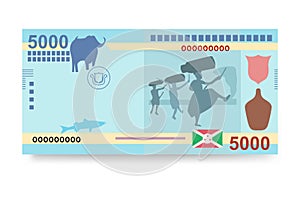 Burundian money set bundle banknotes.
