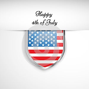 Illustration of 4th of July background