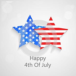 Illustration of 4th of July background