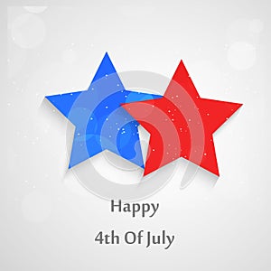 Illustration of 4th of July background