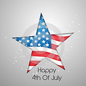 Illustration of 4th of July background