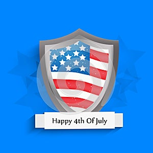 Illustration of 4th of July background