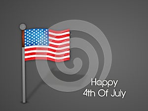 Illustration of 4th of July background