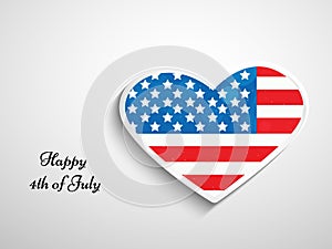 Illustration of 4th of July background