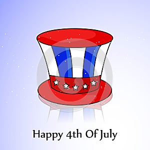 Illustration of 4th of July background