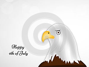 Illustration of 4th of July background