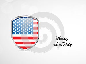 Illustration of 4th of July background