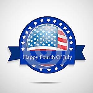 Illustration of 4th of July background