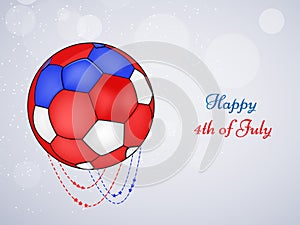 Illustration of 4th of July background
