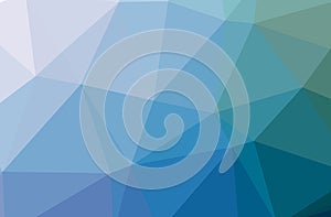 Illustration of abstract Blue, Purple And Green horizontal low poly background. Beautiful polygon design pattern