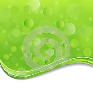 Abstract eco background with light effect