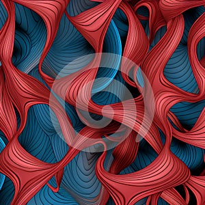 Abstract wavy background,  Seamless pattern