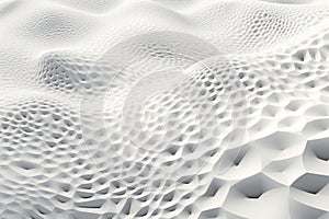 Abstract of white wavy surface,   background