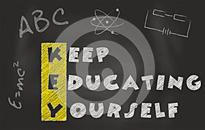 Illustration Of Acronym Of Key