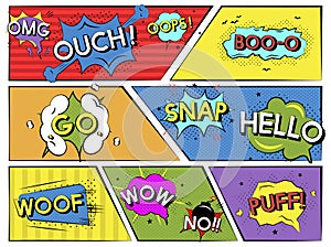 Illustration of an action words