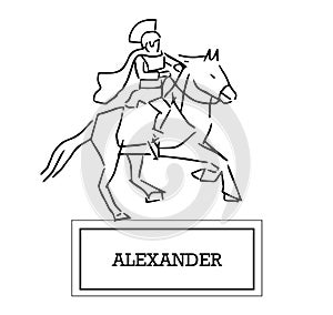 Illustration of Alexander photo