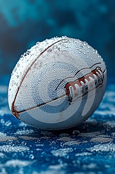 Illustration of a American football