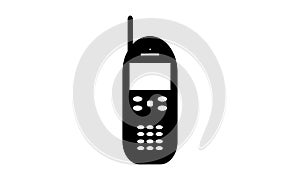 Android Mobile Phone - Cell Phone Icon - Old Keypad Mobile Phone