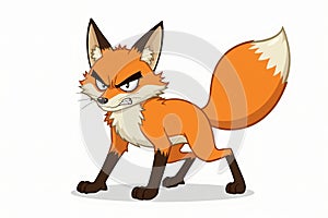 Angry Cartoon Fox