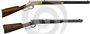 Winchester Rifle, Gun, West, Isolated