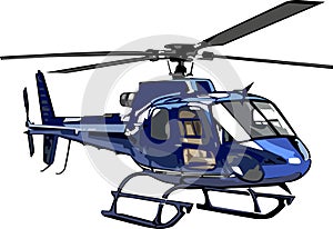 illustration of apache helicopter silhouette isolated on white background high quality illustration