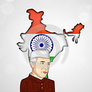 Illustration of background for Jawaharlal Nehru Jayanti