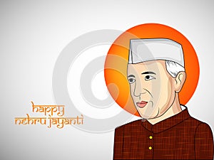 Illustration of background for Jawaharlal Nehru Jayanti