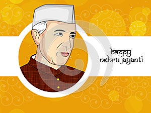 Illustration of background for Jawaharlal Nehru Jayanti
