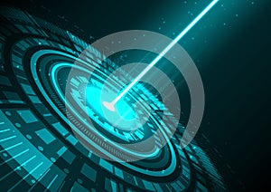 illustration background vector, techcircle background