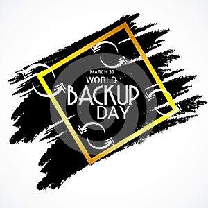 World Backup Day.