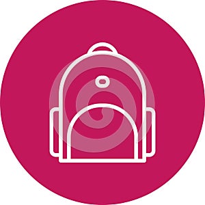 Illustration Bagpack Icon For Personal And Commercial Use.