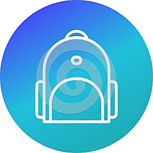 Illustration Bagpack Icon For Personal And Commercial Use.