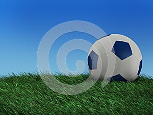 Illustration of a ball to play soccer