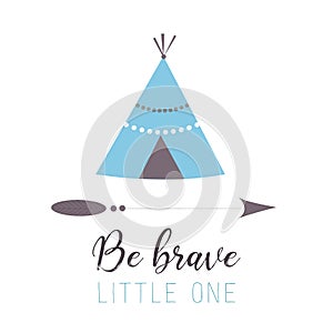 Illustration - Be Brave Little One