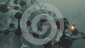 illustration of a biochemical molecule.