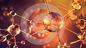 illustration of a biochemical molecule.