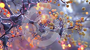 illustration of a biochemical molecule.