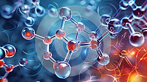 illustration of a biochemical molecule.
