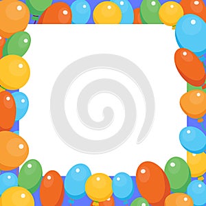 Illustration of a Birthday Celebrant postcard banner vector balloon birthday party