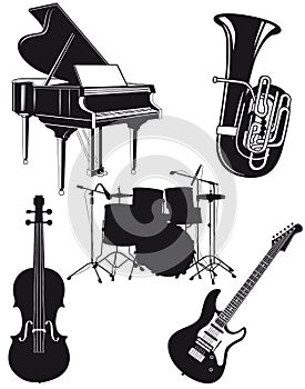 Orchestral instruments photo
