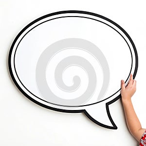 Blank Children Style Comic Bubble