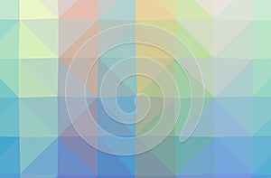 Illustration of blue abstract polygonal modern multicolor background.