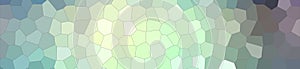 Illustration of blue, green and yellow colorful Little hexagon banner background.