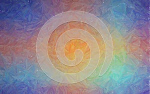 Illustration of blue, yellow, green and red Crayon background.