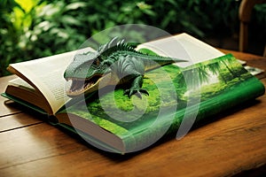 Book explaining types of dinosaurs